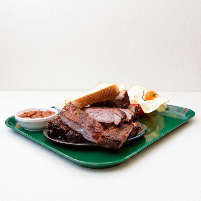 Tall City Rib Plate.