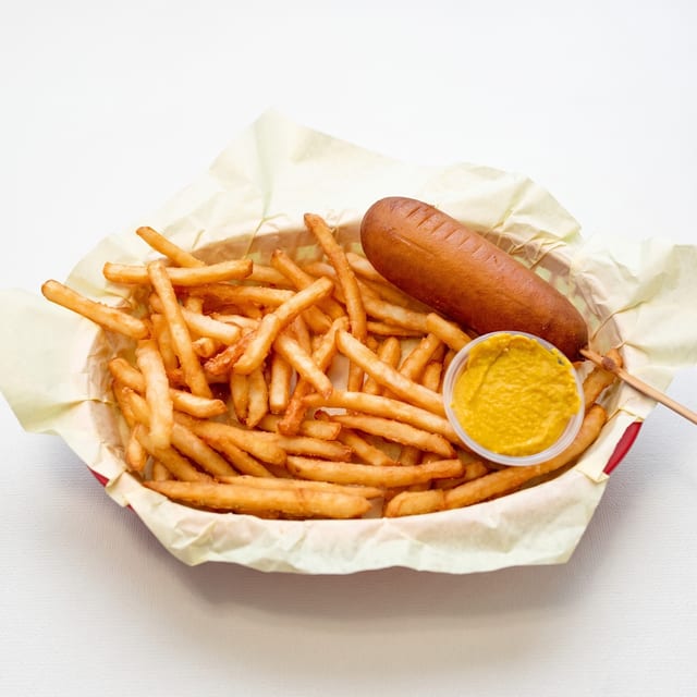 CORN DOG combo.