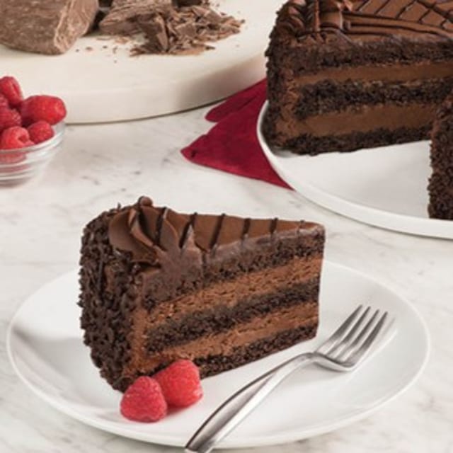 Chocolate Mousse Cake.
