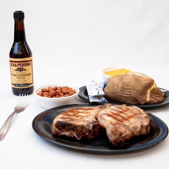 Pork Chop Dinner.