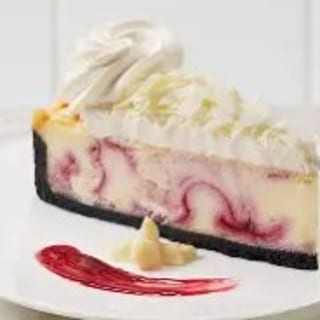 WHITE CHOCOLATE RASPBERRY CHEESECAKE