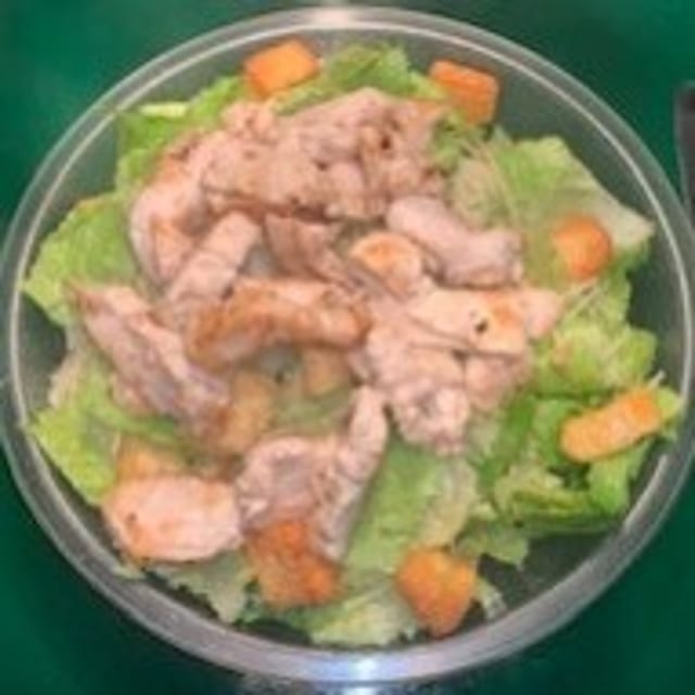 CHICKEN CEASAR SALAD.