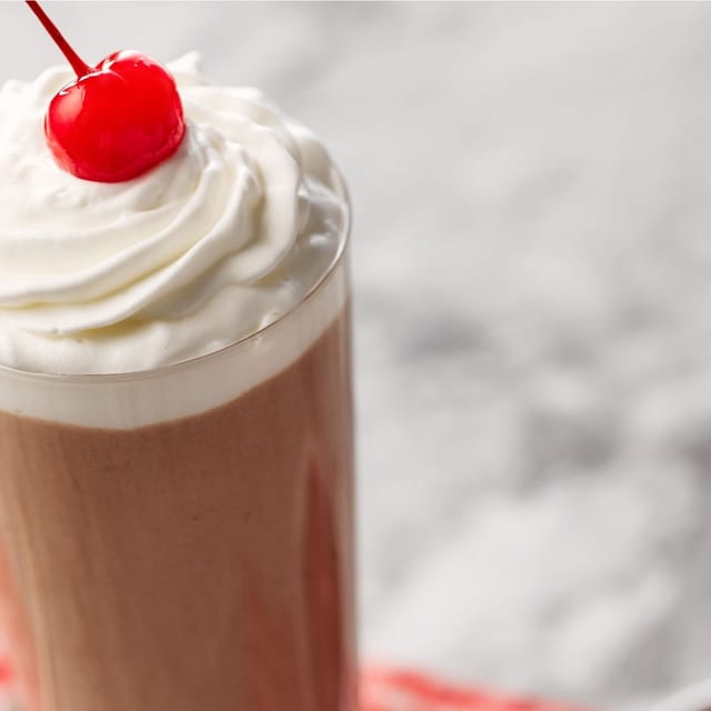 CHOCOLATE SHAKE.
